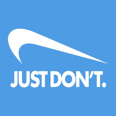 When you really don't want to do something - just don't. Eat healthy? Just don't. Run those errands? Just don't. Leave the house? Just don't.